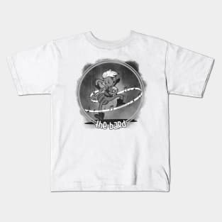 The bard - B&W Kids T-Shirt